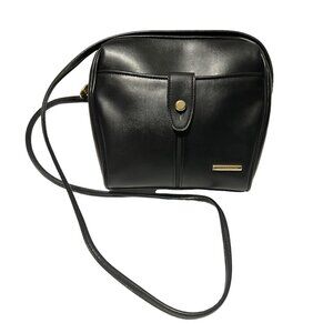 Vintage Liz Claiborne Purse Black Faux Leather